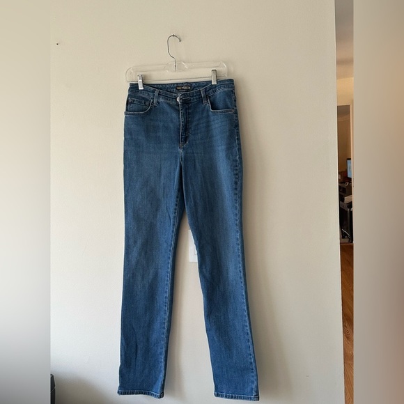 Lee Medium Wash High Rise Straight Leg Relaxed Fit Jeans Size 28 - Picture 1 of 11